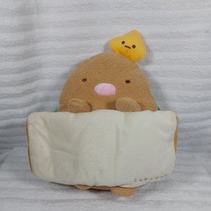 Sumikko Gurashi San-X Tonkatsu Pork Sandwich Plush Stuffed Animal Anime Tags